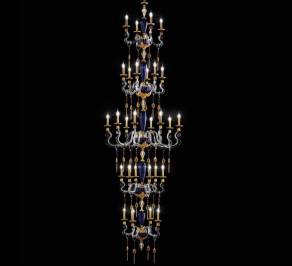 Светильник  потолочный подвесной (Люстра) Euroluce Barocco, BL28FGSAm