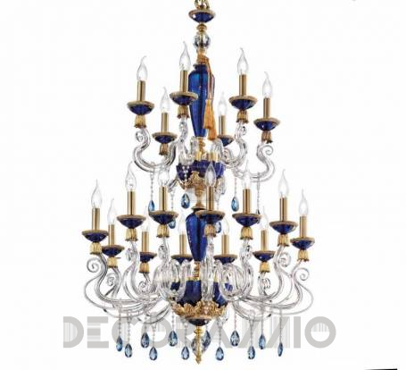 Светильник  потолочный подвесной (Люстра) Euroluce Barocco - BL12_6LUXFGSAm
