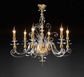 Светильник  потолочный накладной (Люстра) Euroluce Alicante Satin, AlSS3SGTr