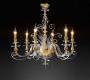 Светильник  потолочный накладной (Люстра) Euroluce Alicante Satin - AlSS3SGTr