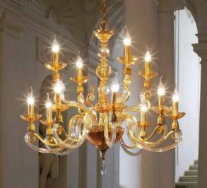 Светильник  потолочный подвесной (Люстра) Euroluce Lyra, LL8_4GSTr
