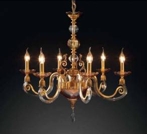 Светильник  потолочный подвесной (Люстра) Euroluce Lyra, LL3GSTr