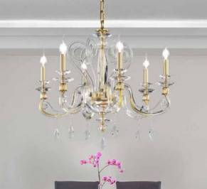 Светильник  потолочный подвесной (Люстра) Euroluce Aurora, AuL3SGTr
