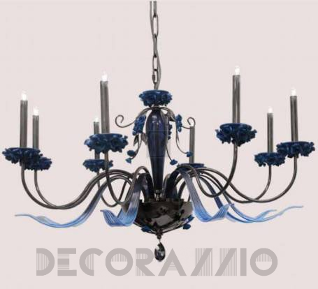 Светильник потолочный подвесной (Люстра) Euroluce Bora - BL5BlNB