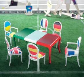 Обеденный стол Modenese Gastone Football, art-18-flag