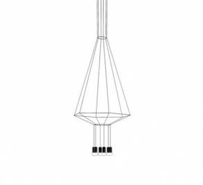 Светильник  потолочный подвесной (Люстра) Vibia Wireflow, 0408-04