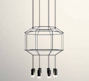 Светильник  потолочный подвесной (Люстра) Vibia Wireflow, 0403-04