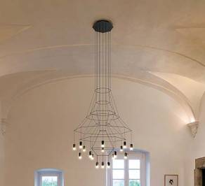 Светильник  потолочный подвесной (Люстра) Vibia Wireflow, 0315-04