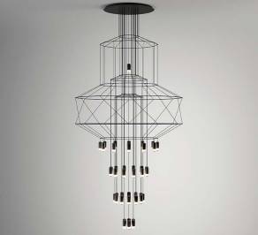 Светильник  потолочный подвесной (Люстра) Vibia Wireflow, 0374-04