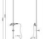 Душевая система Burlington Bathrooms Burlington - H112-CLCHR