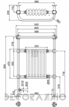 Радиатор Burlington Bathrooms Burlington - R1CHR