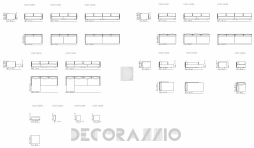 Диван Flexform Edmond - edmond-15Z03-1