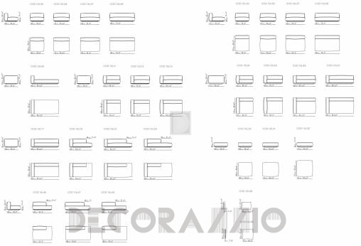 Диван модульный Flexform Grandemare - grandemare-15L