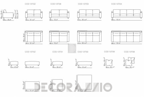 Диван Flexform Status - 13T04