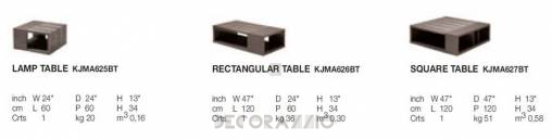 Кофейный, журнальный столик Alf Italia Monaco - KJMA627BT