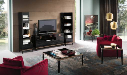 Кофейный, журнальный столик Alf Italia Mont Noir - KJMT626NE