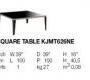 Кофейный, журнальный столик Alf Italia Mont Noir - KJMT626NE
