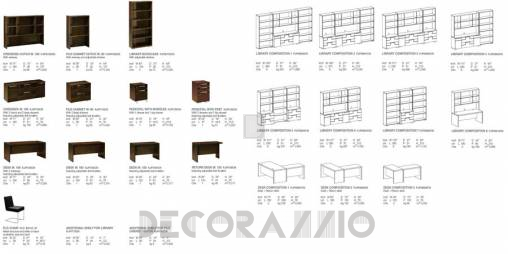 Комплект в кабинет Alf Italia Pisa - pisa-set-3