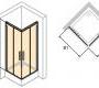 Душевая перегородка Huppe Design - 8E2901
