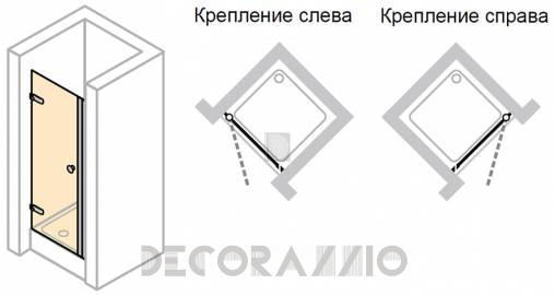 Душевая перегородка Huppe Enjoy - 4R0780