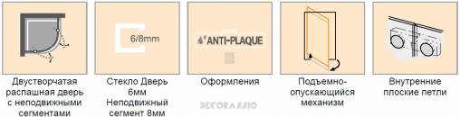 Душевая перегородка Huppe Enjoy - 4R1580
