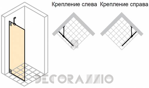 Душевая перегородка Huppe Studio - BR0579