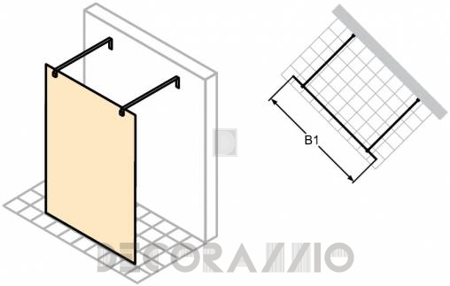 Душевая перегородка Huppe Studio - PR0509