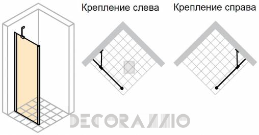 Душевая перегородка Huppe Studio - PT0570