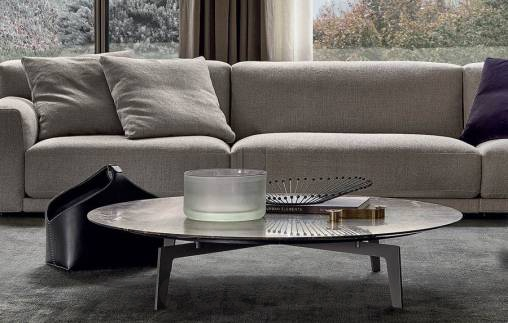 Кофейный, журнальный столик Poliform Tribeca - TTB123R