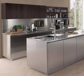 Комплект в кухню Euromobil Free Steel, FiloFree Steel