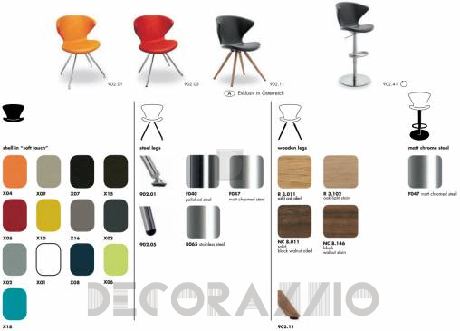 Стул барный Tonon steel & innovative materials - 902.41