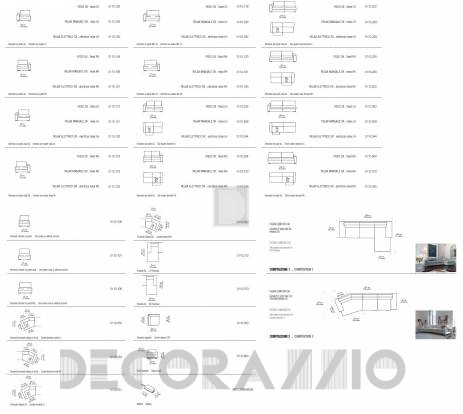 Диван модульный Doimo Salotti Modern - andy-comp-1