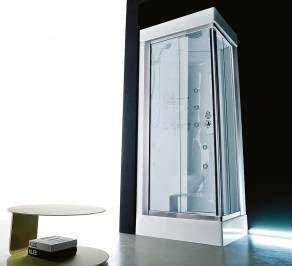 Душевая кабина Treesse Everyday, acquazzurra_72_72x90