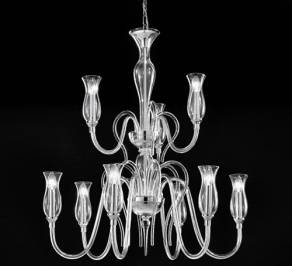 Светильник  потолочный подвесной (Люстра) Sylcom Soffio, 1022/6+3CR