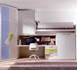 Комплект в детскую Doimo Cityline Loft beds, composizione-402