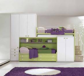 Комплект в детскую Doimo Cityline Loft beds, composizione-968