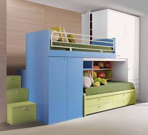 Комплект в детскую Doimo Cityline Loft beds, composizione-406