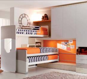 Комплект в детскую Doimo Cityline Loft beds, composizione-404
