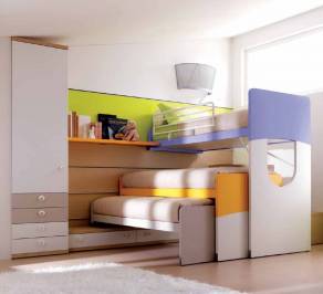 Комплект в детскую Doimo Cityline Loft beds, composizione-405