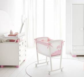 Комплект в детскую Doimo Cityline Bebe a bordo, culla-cipria