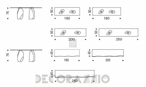Консольный стол Cattelan Italia Rapa Nui - rapa-nui-console-160