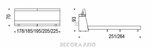 Кровать двуспальная Cattelan Italia Logan - logan-bed-a