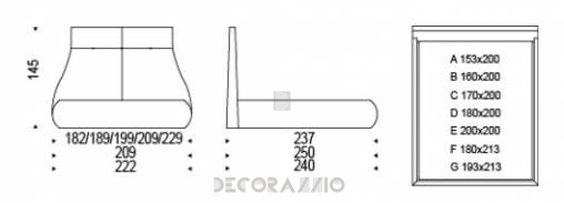 Кровать двуспальная Cattelan Italia Matisse - matisse-bed-a