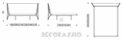 Кровать двуспальная Cattelan Italia Nelson - nelson-bed-a
