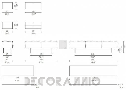 Буфет Cassina 255 - 255_flat_1