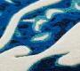 Ковер GAN Chain Stitch - blue_china_rug_white