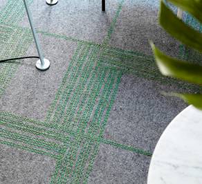 Ковер GAN Felt, oryza_rug_green_1