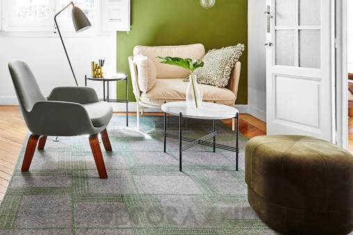 Ковер GAN Felt - oryza_rug_green_1