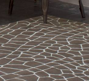 Ковер GAN Hand Knotted, dragonfly_rug_brown_1