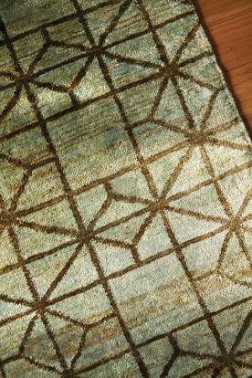 Ковер GAN Hand Knotted - waterkeyn_rug_aqua_1
